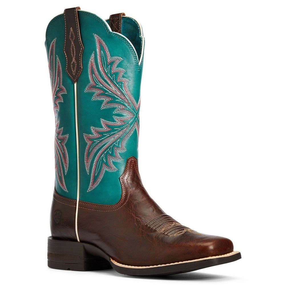 Ariat Women's Boots 'West Bound' Brown Patina/Blue Grass 10033978 ...