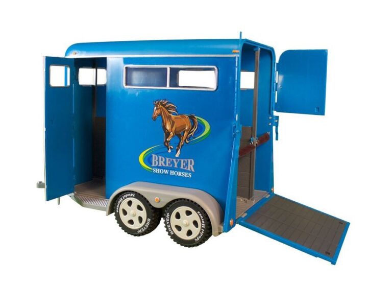 Breyer Traditional 2 Horse Trailer Blue | Pakenham Western