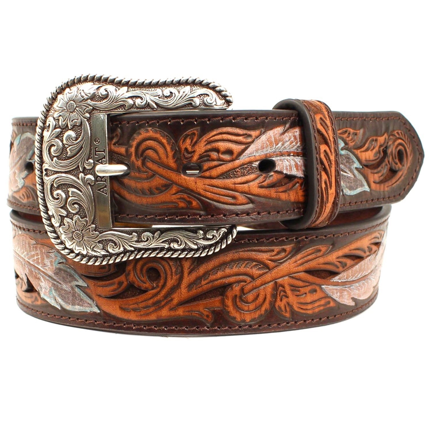 Akubra Men's Belt 'Koala' Brown Leather With Knife Pouch | Pakenham Western