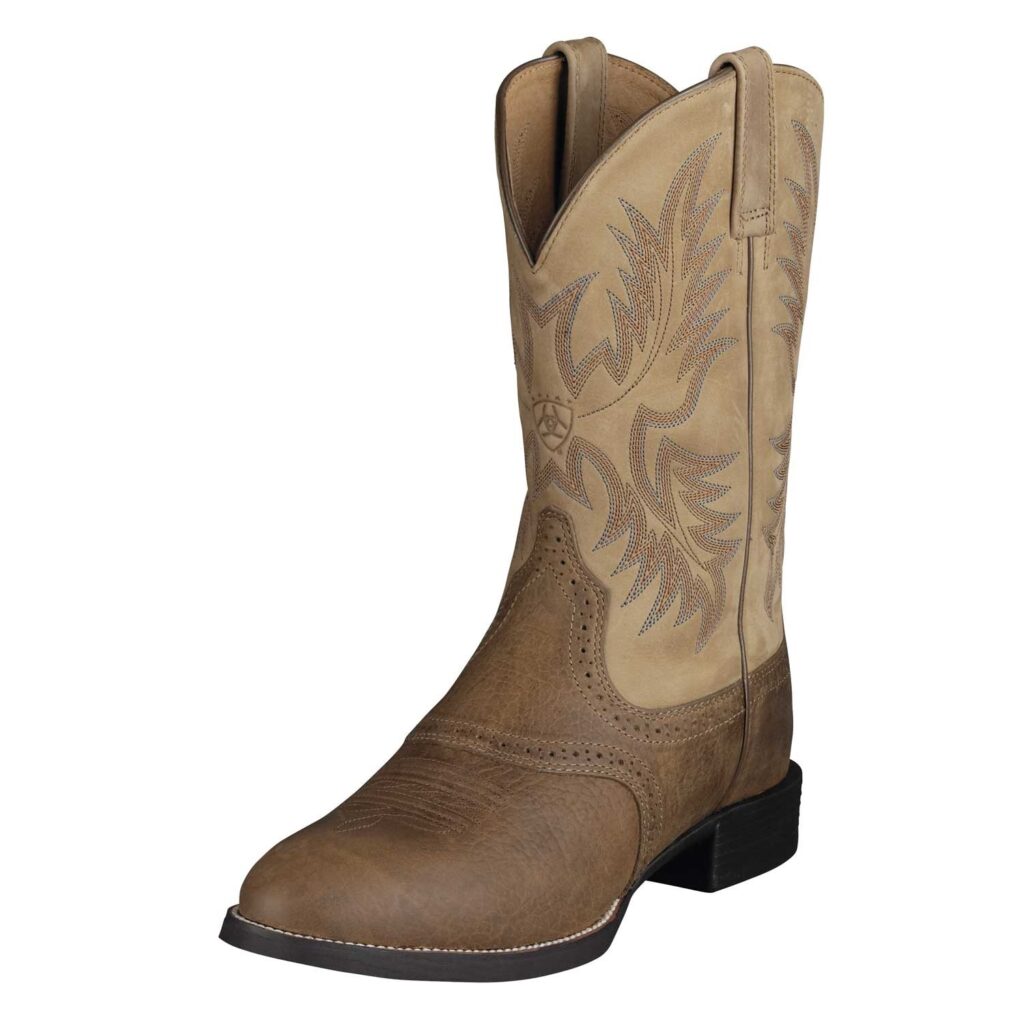 Ariat Men's Boots 'Heritage Stockman' Tumbled Brown/Beige 10002247 ...