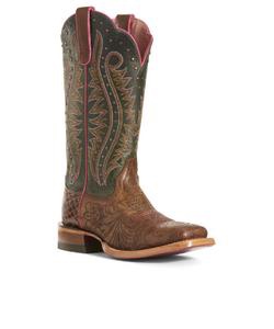 floral ariat boots