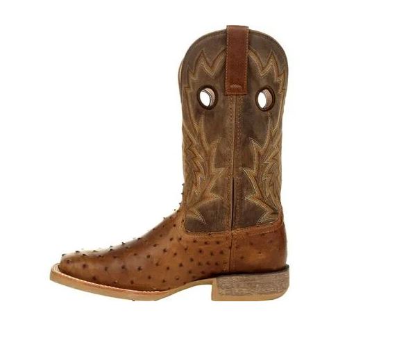 Durango Men's Boots 'Rebel Pro' Tobacco Full Quill Ostrich DDB0307  CLEARANCE !!