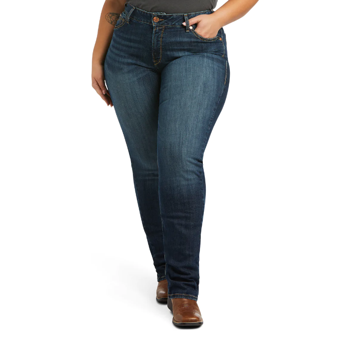 Ariat Women's Jeans 'REAL Analise' Perfect Rise Stackable Straight Leg ...