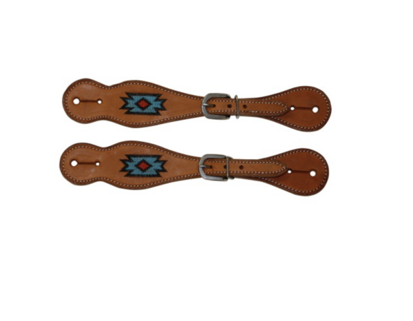 Fort Worth Native Indian Spur Straps FOR23-0115 | Pakenham Western