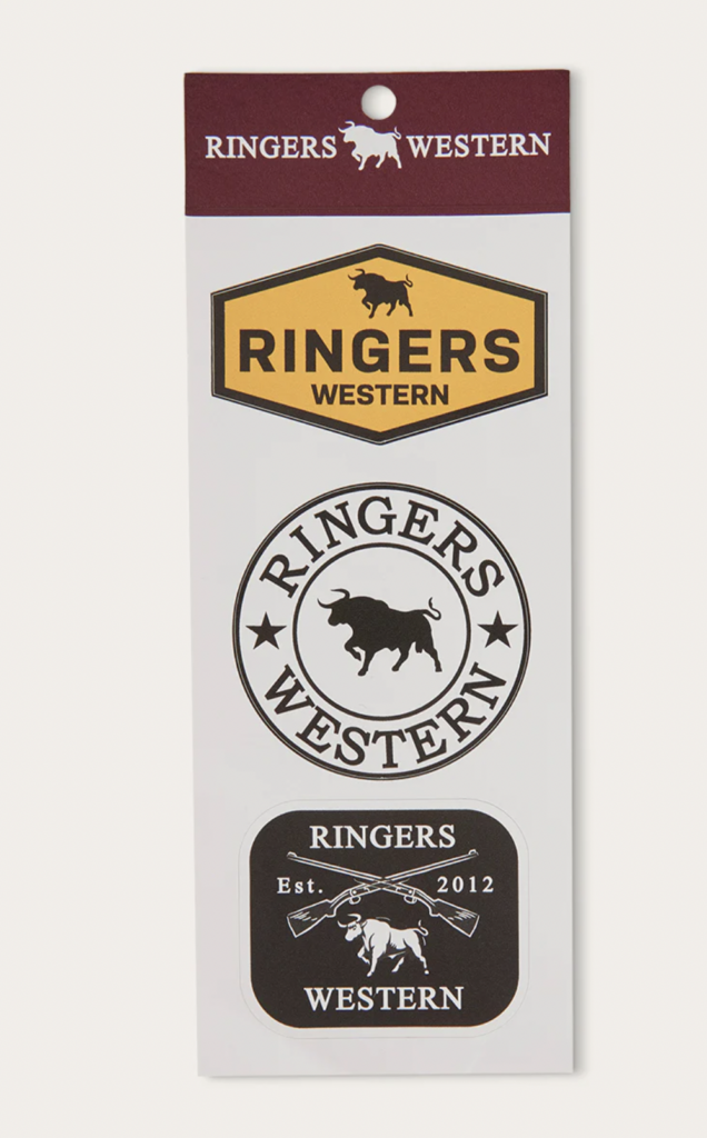 Ringers Western Logo Sticker 3 Pack | Pakenham Western