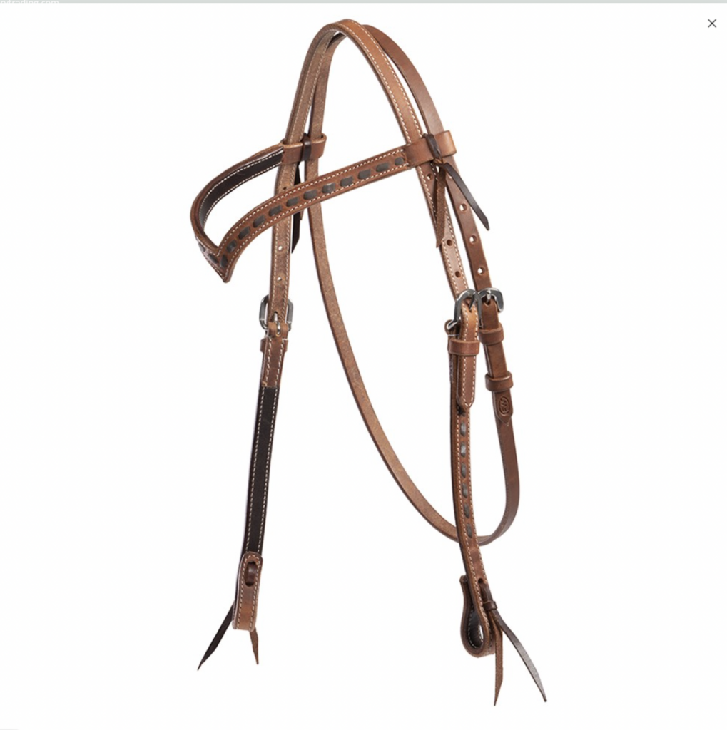 Fort Worth Montana V Brow Headstall FOR20-0143 | Pakenham Western